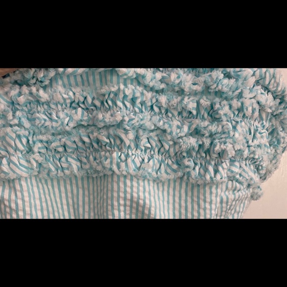 Lilly Pulitzer Shorely Blue Seersucker Dress Sz 0 - Picture 6 of 6